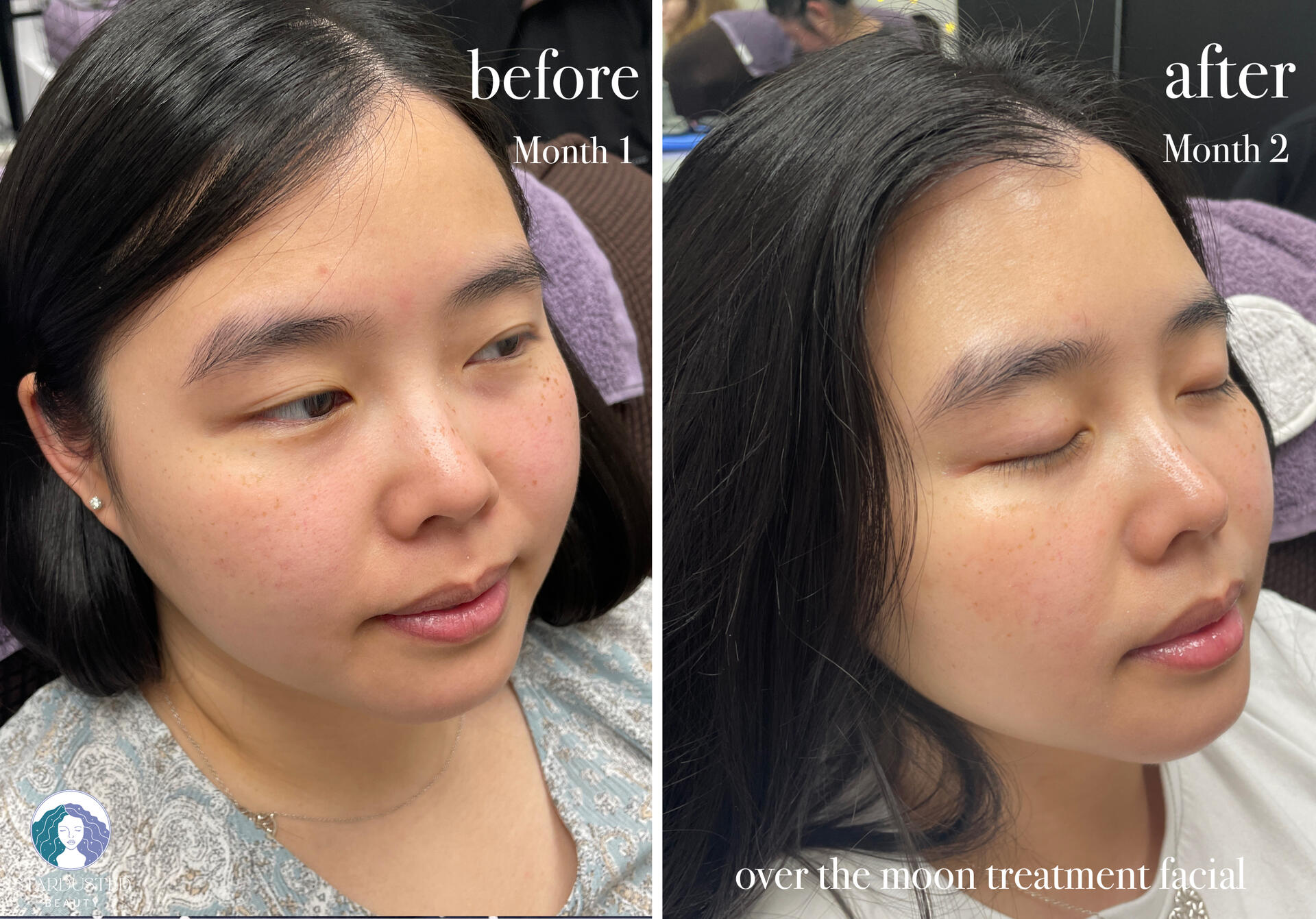 men's microblading before and after, natural pmu brow results