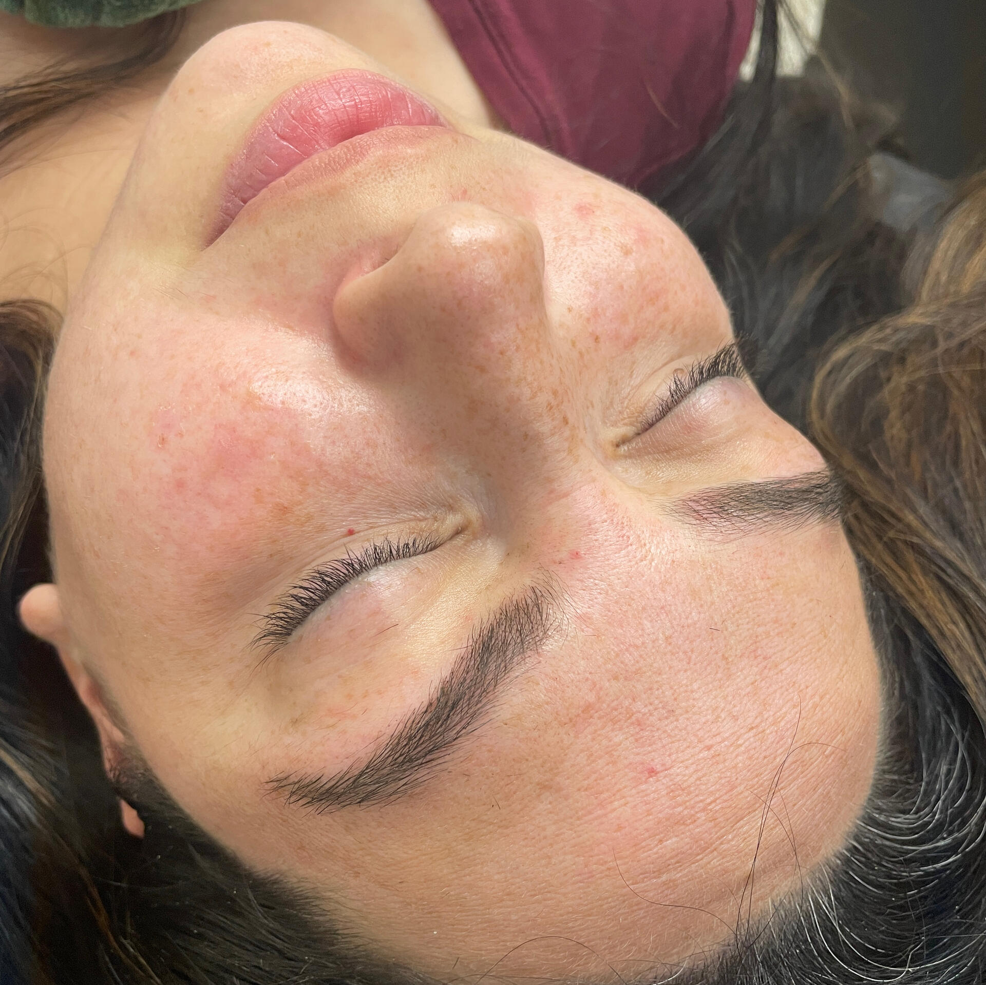 men's microblading before and after, natural pmu brow results